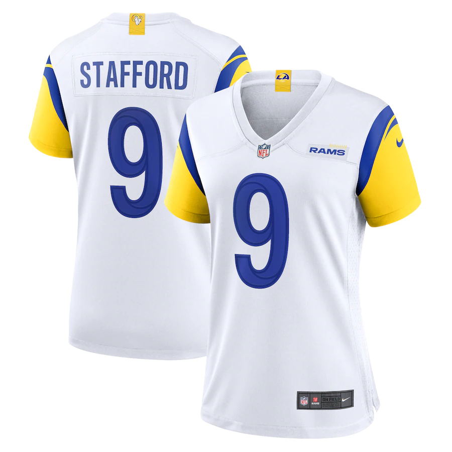 Women Los Angeles Rams #9 Matthew Stafford Nike White Limited NFL Jerseys